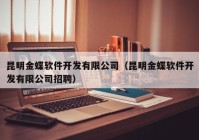 昆明金蝶软件开发有限公司（昆明金蝶软件开发有限公司招聘）