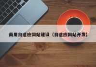 商用自适应网站建设（自适应网站开发）