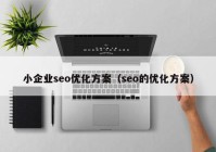 小企业seo优化方案（seo的优化方案）