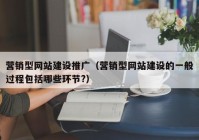 营销型网站建设推广（营销型网站建设的一般过程包括哪些环节?）