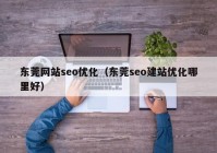 东莞网站seo优化（东莞seo建站优化哪里好）