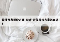 软件开发报价方案（软件开发报价方案怎么做）