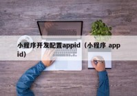 小程序开发配置appid（小程序 appid）