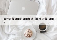 软件开发公司的公司概述（软件 开发 公司）